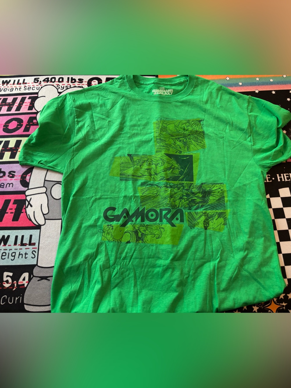 Marvel Gamora Graphic Short Sleeve Tee - Bright Green